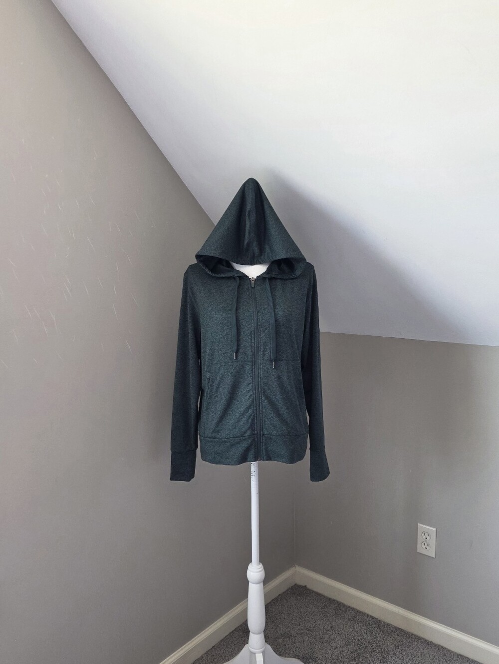 Quince Flowknit Full Zip Hoodie